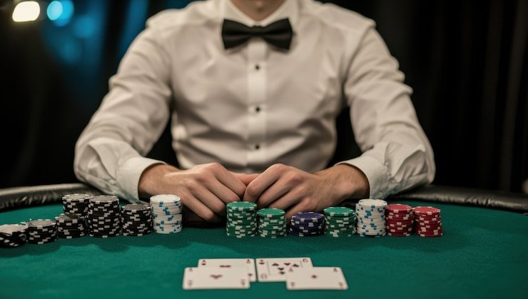Antarmuka penempatan taruhan Lightning Baccarat